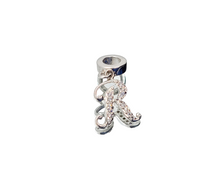 Load image into Gallery viewer, Alphabet &quot;R&quot; Zirconia Charm
