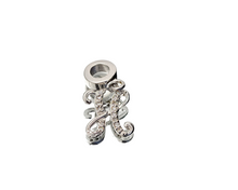 Load image into Gallery viewer, Alphabet &quot;H&quot; Zirconia Charm
