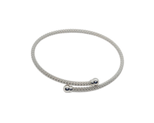 Sterling Silver with Rhodium Bracelet