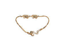 Load image into Gallery viewer, Sterling Silver with Rose Gold Frog Bracelet
