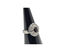 Load image into Gallery viewer, Sterling Silver Garnet Stone Ring
