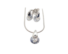 Load image into Gallery viewer, Sterling Silver with Rhodium Set
