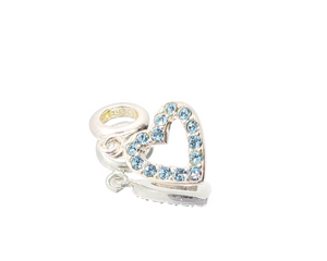 Pandora Blue Heart Charm