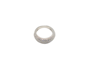 Sterling Silver Cubic Zirconia Ring