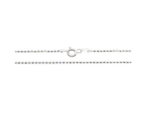 Load image into Gallery viewer, Sterling Silver Diamond Cut Bead Chain
