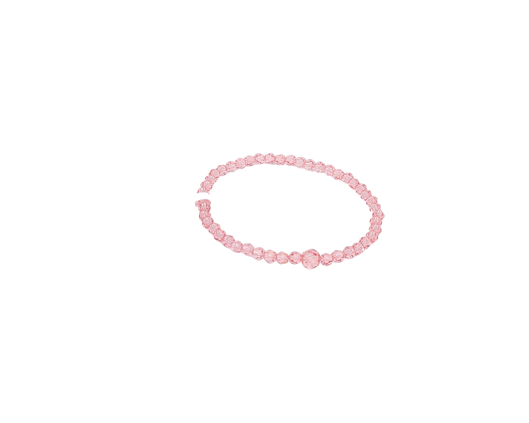 One World Observatory Friendship String Bracelet Pink with crystals from  Swarovski - One World Observatory Online Store