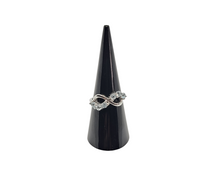 Load image into Gallery viewer, Sterling Silver With Rhodium Infinity Ring
