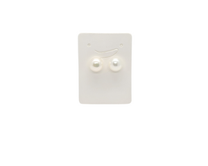 Sterling Silver Smooth Fresh Water Pearl Stud