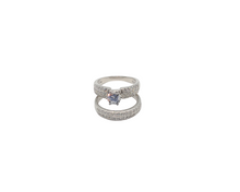 Charger l&#39;image dans la galerie, Sterling Silver With Rhodium Ring Set
