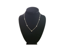 Load image into Gallery viewer, Sterling Silver with Gold, Graduated Necklace
