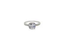 Load image into Gallery viewer, Sterling Silver Halo Ring
