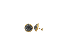 Load image into Gallery viewer, Gold Plated On Sterling Silver Hammered Finish Earring
