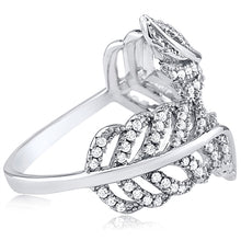 Charger l&#39;image dans la galerie, Silver Ring with Micro Set CZ
