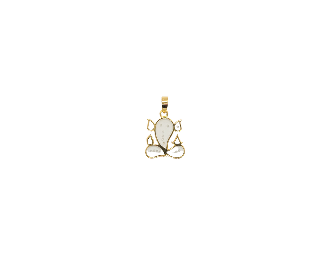 Yellow Gold Ganesha Pendant