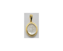 Load image into Gallery viewer, Yellow Gold Om Pendant
