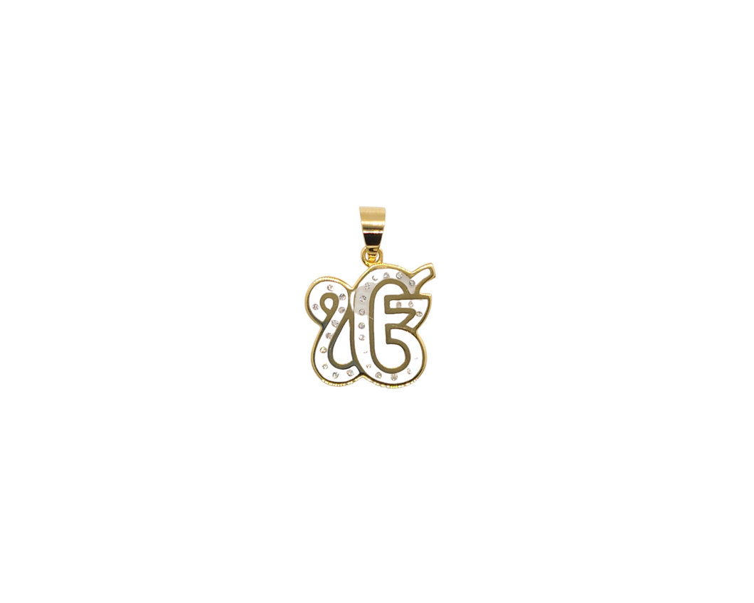 Yellow Gold EK Onkar Pendant