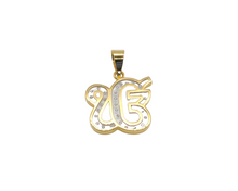 Load image into Gallery viewer, Yellow Gold EK Onkar Pendant
