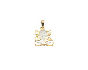 Yellow Gold Ganesha Pendant