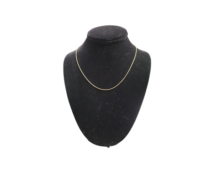 Yellow Gold Snake Chain Necklace