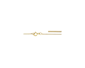 Yellow Gold Curb Chain Necklace