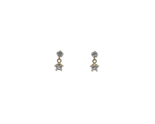 Load image into Gallery viewer, Cubic Zerconia Star Earrings 
