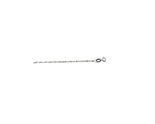 Load image into Gallery viewer, Sterling Silver Hollow Marine (Gucci) Chain
