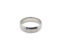 Load image into Gallery viewer, Sterling Silver with Rhodium, Men’s Ring
