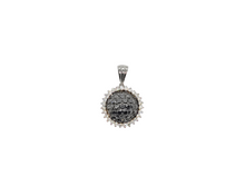 Load image into Gallery viewer, Black Diamond Sunflower Pendant
