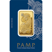 Load image into Gallery viewer, Pamp Suisse Lady Fortuna Gold Bar
